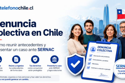 Pasos para interponer una denuncia colectiva ante SERNAC