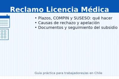 Reclamo por licencia médica en Chile: plazos, COMPIN y SUSESO — cómo apelar y dar seguimiento