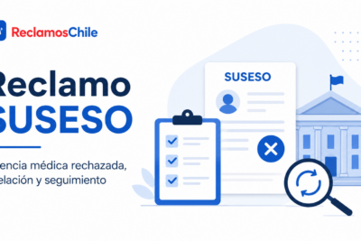 Reclamo SUSESO por licencia médica rechazada