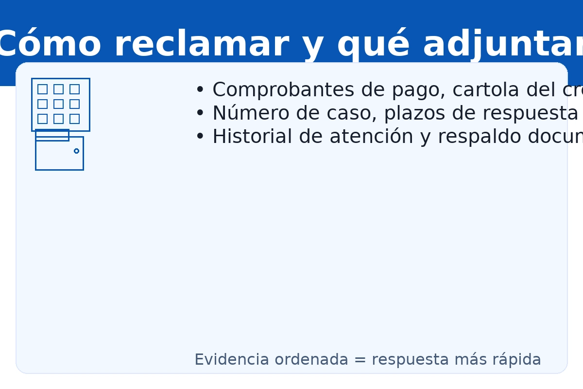 Caja Los Andes: cómo reclamar con comprobantes y cartola — número de caso, plazos y eventual derivación a SUSESO